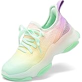 DREAM PAIRS Girls Slip-On Sneakers Kids Sparkle Pop Lightweight Jelly Sole Walking Shoes