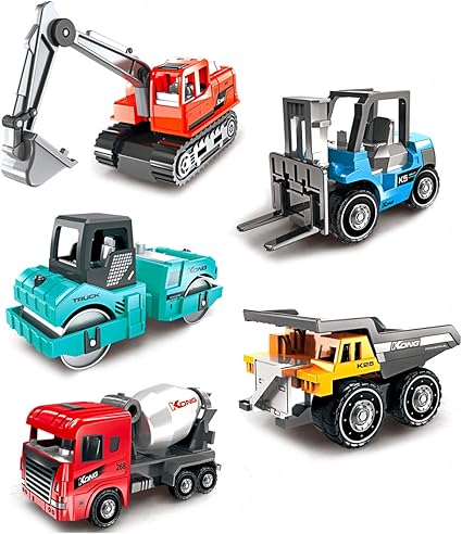 toy diggers and dumpers