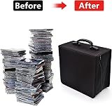 alavisxf xx 432 Capacity CD/DVD Case Heavy Duty Zipper Organizer Black view 3