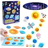 Planet Toy Solar System Science Kit for Kids: DIY Glow-in-the-dark Planets Wind Chime Boys Toys Age 8-10 | Educational Science Kits Arts and Crafts for Kids Ages 6-12 | Stem Space Gifts & Summer Craft