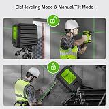 Huepar Laser Level Self-Leveling Green Beam Cross Line 110° Horizontal Vertical view 2