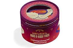 Knock Knock Little Tub of Compliments, Hugs & High Fives: 75 Oracle Message Cards to Boost Your Mood & Put Some Pep in Your S