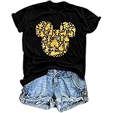 Women Magic Kingdom Castle Shirt Castle Fairy Graphic Tee Women Casual Vacation Holiday Short Sleeve Tee Top
