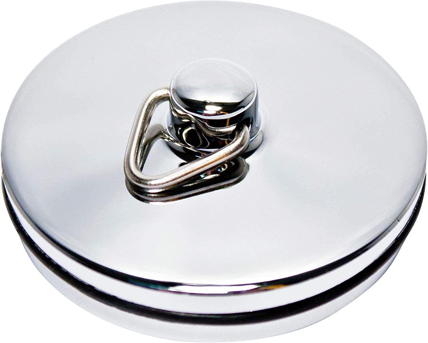 Merriway BH03915 45mm 1.3/4 inch Chrome Plated Metal Bath Basin Shower Plug Stopper