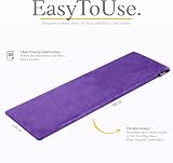 Qomfor Microwavable Wheat Bag Purple Lavender Scent Heating Pad 48x15 cm view 3