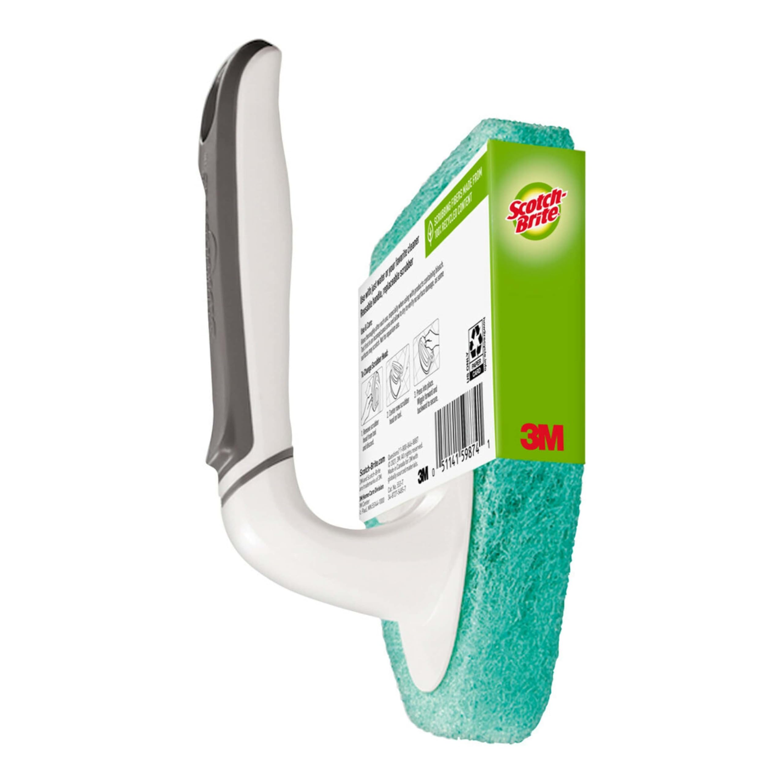 Scotch-Brite Non-Scratch Tub & Tile Scrubber, 6 Count