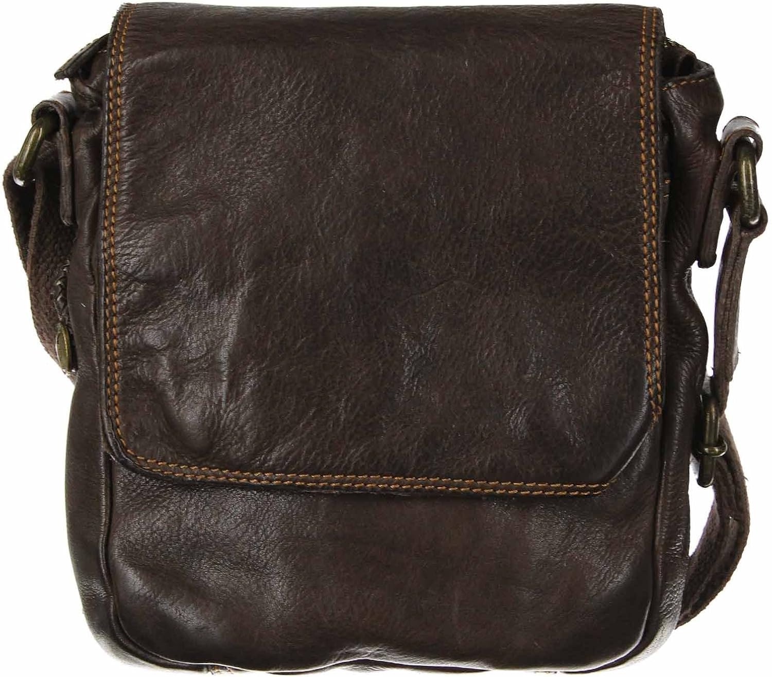 Jack Kinsky, Leather Sydney Satchel Mocha Amazon.co.uk Clothing
