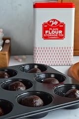 Tala Originals Red Flour Storage Tin 12.5x9.3 cm Durable Kitchen Container view 4