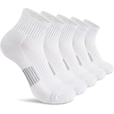 Gonii Ankle Socks Womens Athletic Thick Cushioned Running Hiking Low Cut 5-Pairs