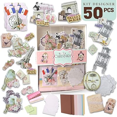 Buy Pickme Diy Greeting Card Making Kit Handmade Card Maker For Kids Adults Beautiful Assortment Of Art Characters Stationery Set Create Your Own Personalized Birthday Card Thank