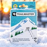 Ski House Games Trailmaster Card Game, Strategic Mountain Trail Building Game for Skiers, Gift for Skiers and Snowboarders, Screen Free Family Game Night, Travel Games