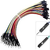 Hellotronics ジャンパワイヤ ジャンパケーブル メス－メス オス－オス メス－オス 100pcs (Length 15CM, 1P Male-Female)
