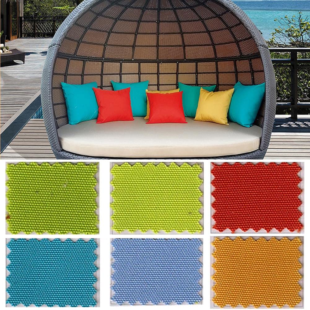 YSGLIFE Christmas Pack of 2 Water Resistant Pillow Case Cover with Invisible Zipper Outdoor Home Pillow Case Decorating Cushion Covers Protectors for Car Bed Sofa Chair Garden 45x45cm Dark Green