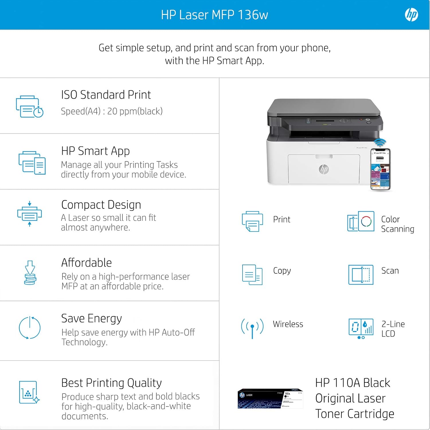 hp laser mfp 135w wifi setup