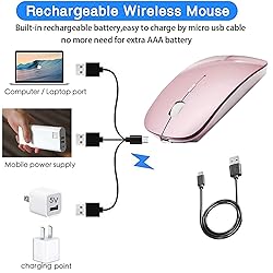 Artusi Wireless Mouse for Laptop Mac iMac MacBook