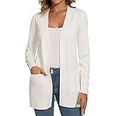ROW 8 ROW Cardigan for Women Dressy Long Sleeve Casual Open Front Knit Cardigan Sweaters Pockets