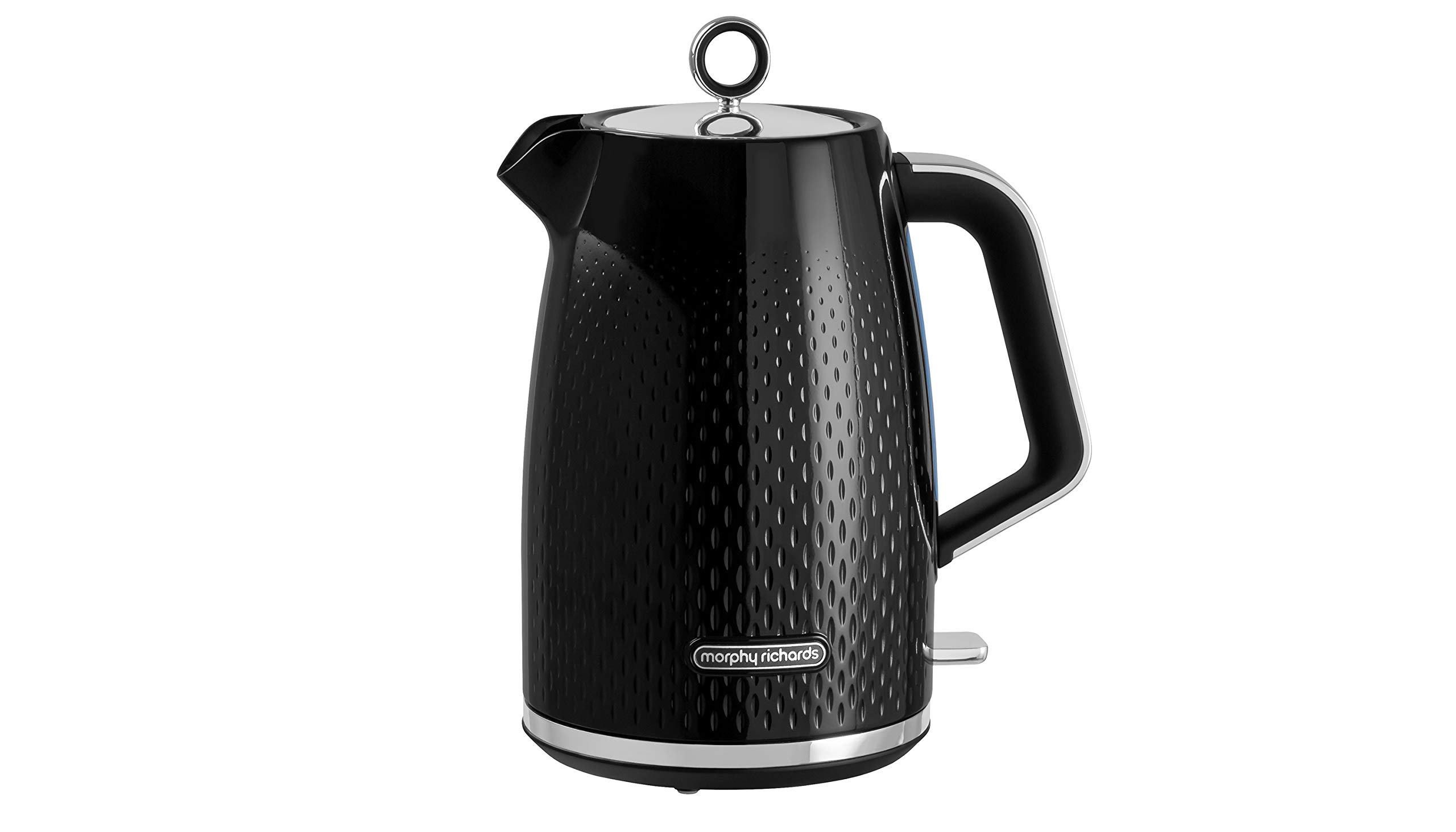 Morphy Richards Verve Black Jug Kettle - 1.7L - Rapid Boil - Limescale Filter - Plastic - 103010