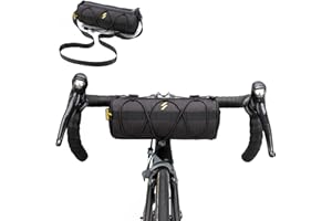 ROCKBROS Bike Handlebar Bag Small Bicycle Handle Bar Handy Front Bike Bags Handlebar Storage Pouch Pack with Shoulder Strap L