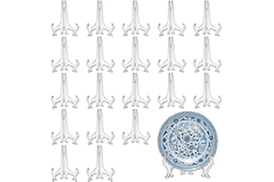 50-Piece Set Acrylic Easel Stands, 5-Inch Acrylic Display Stands, Compact and Portable, Perfect for Tables, Desktops, Shelves