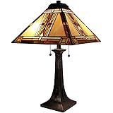 Fine Art Lighting Tiffany Table Lamp, 16 by 25-Inch, 292 Glass Cuts