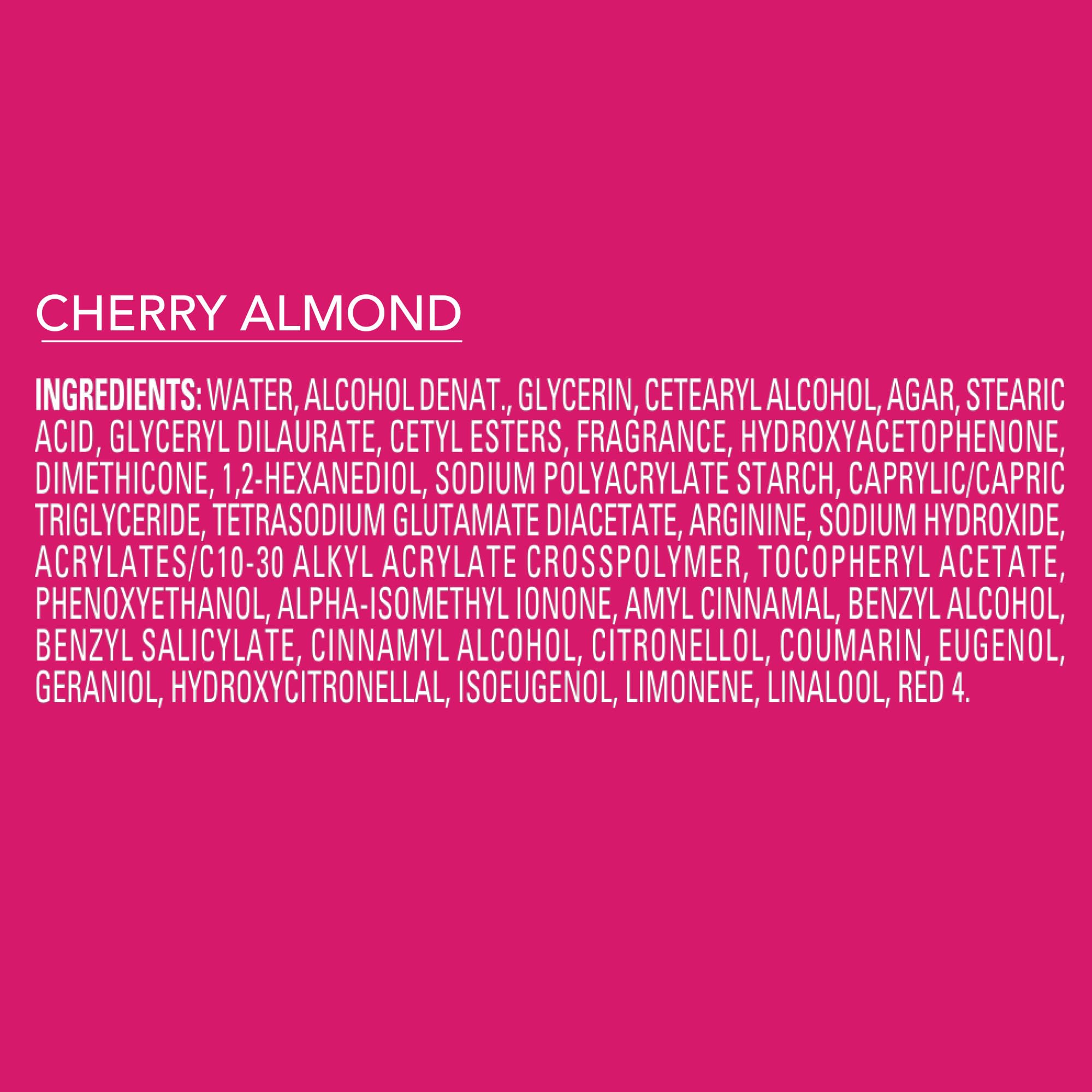 Jergens Cherry Almond Lotion Bursts, Squishy Heart-Shaped Moisturizer Bursts, Lotion Gifts for Teens, 38 Ct