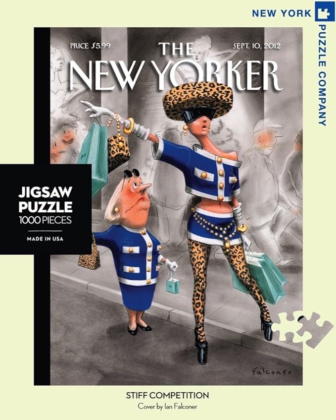 New York Puzzle Company New Yorker Stiff Competition 1000 Piece