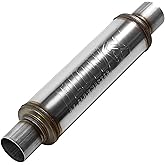 Flowmaster Flow FX Chambered Muffler &ndash; 2.50" Center In / 2.50" Center Out | Flow FX, Moderate Sound, Stainless Steel, Affordable Performance for Modern trucks, Muscle Cars &amp; Daily Drivers (71416)