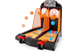 GOODLYSPORTS Mini Basketball, Table Top Games for Kids and Adults, Desktop Games, Desk Toys for Office for Adults, Basketball Gifts for Boys 8-12