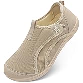 LeIsfIt Mens Slippers Wide House Shoes Adjustable Diabetic Slippers Warm Soft House Slipper for Swollen Edema Feet Indoor Outdoor Warm Shoes