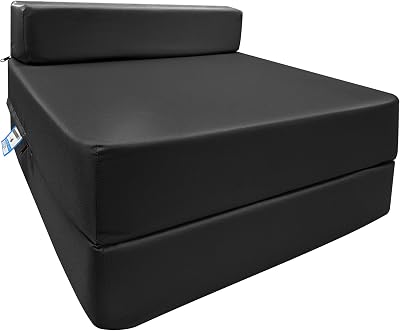 iSTYLE MODE BETTER HOME CHOICE Fold Out Single Futon Sofa Bed Chair Black