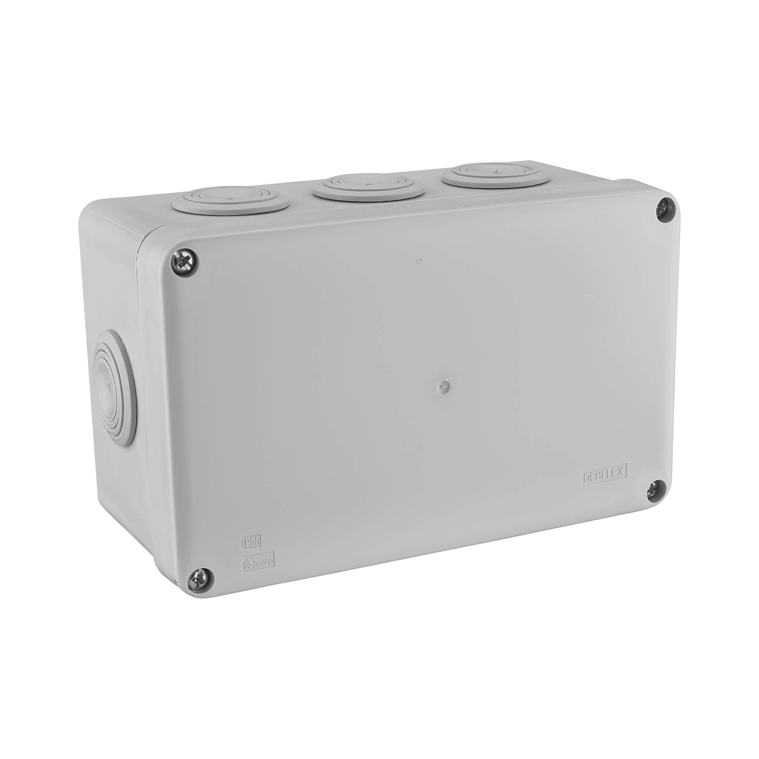 Debflex 718050 Junction Box IP55 170 x 105 / P70 Grey
