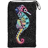Bamboo Trading Company, Colorful Seahorse Club Bag