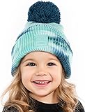 Funky Junque Tie Dye Winter Hat, Warm Cable Knit