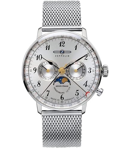 Amazon.com: Zeppelin Z85664 Mens Friedrichshafen Leather Strap