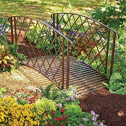 DermaPAD 5' Metal Garden Bridge - Made of 100% Iron