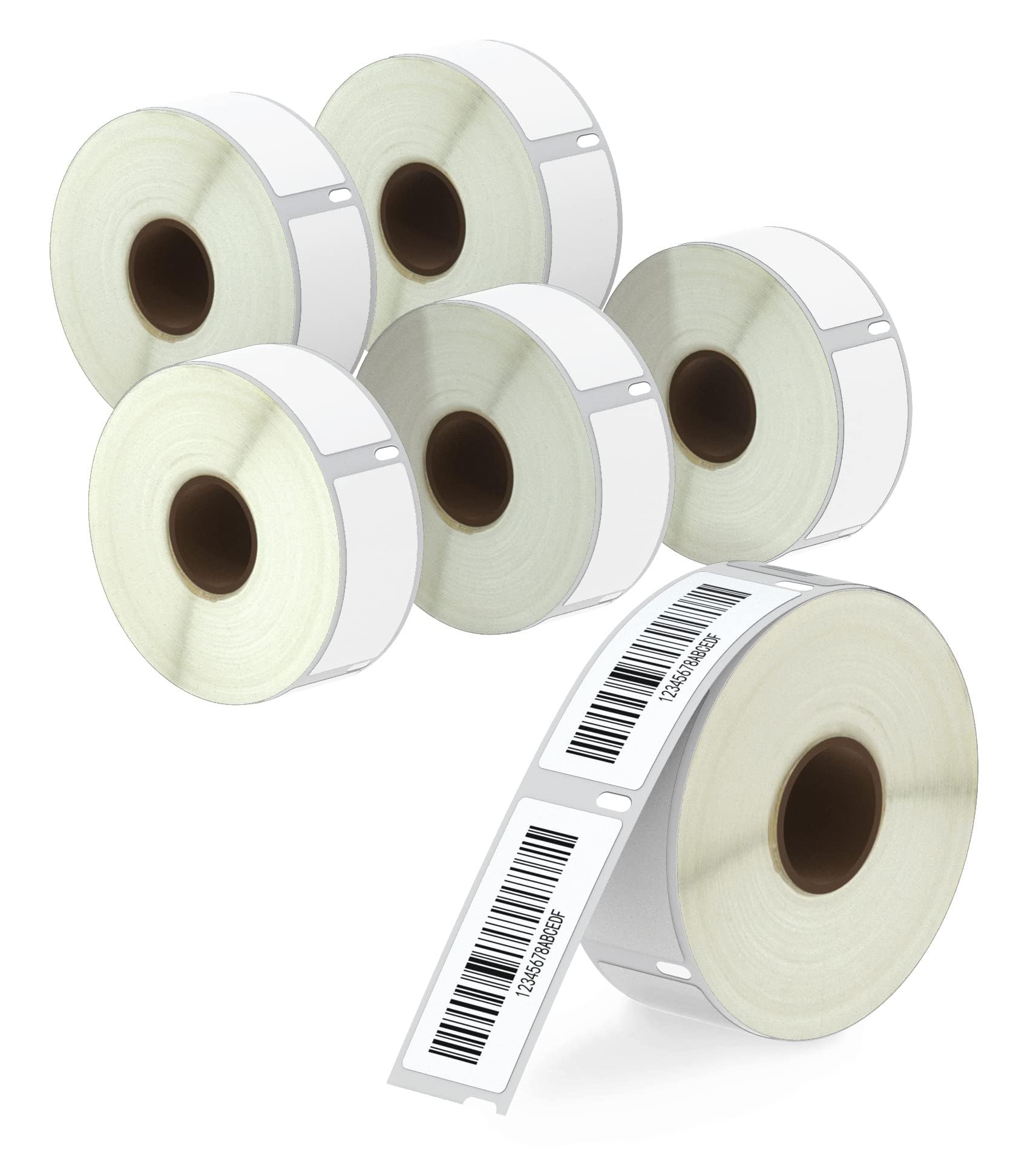 BETCKEY - 6 Rolls 11352 Self-Adhesive Labels Compatible with DYMO S0722520, 25mm x 54mm, 3000 Return Address Labels Compatible with DYMO LabelWriter 450, 4XL, NOT Fit 550 or 5XL