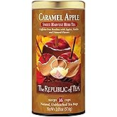 The Republic of Tea – Caramel Apple Red Tea, 36 Tea Bags, Dessert Herbal Blend, Caffeine Free, Gluten Free