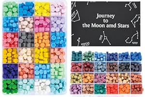 iteryou 1248 Pcs Wax Seal, Sealing Wax for Wax Stamp, Wax Stamp Seal for Wax Stamp, 48 Colors Wax Seal Beads