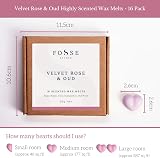 Fosse Living Velvet Rose & Oud Soy Wax Melts 16 Pack UK Hand Made view 5