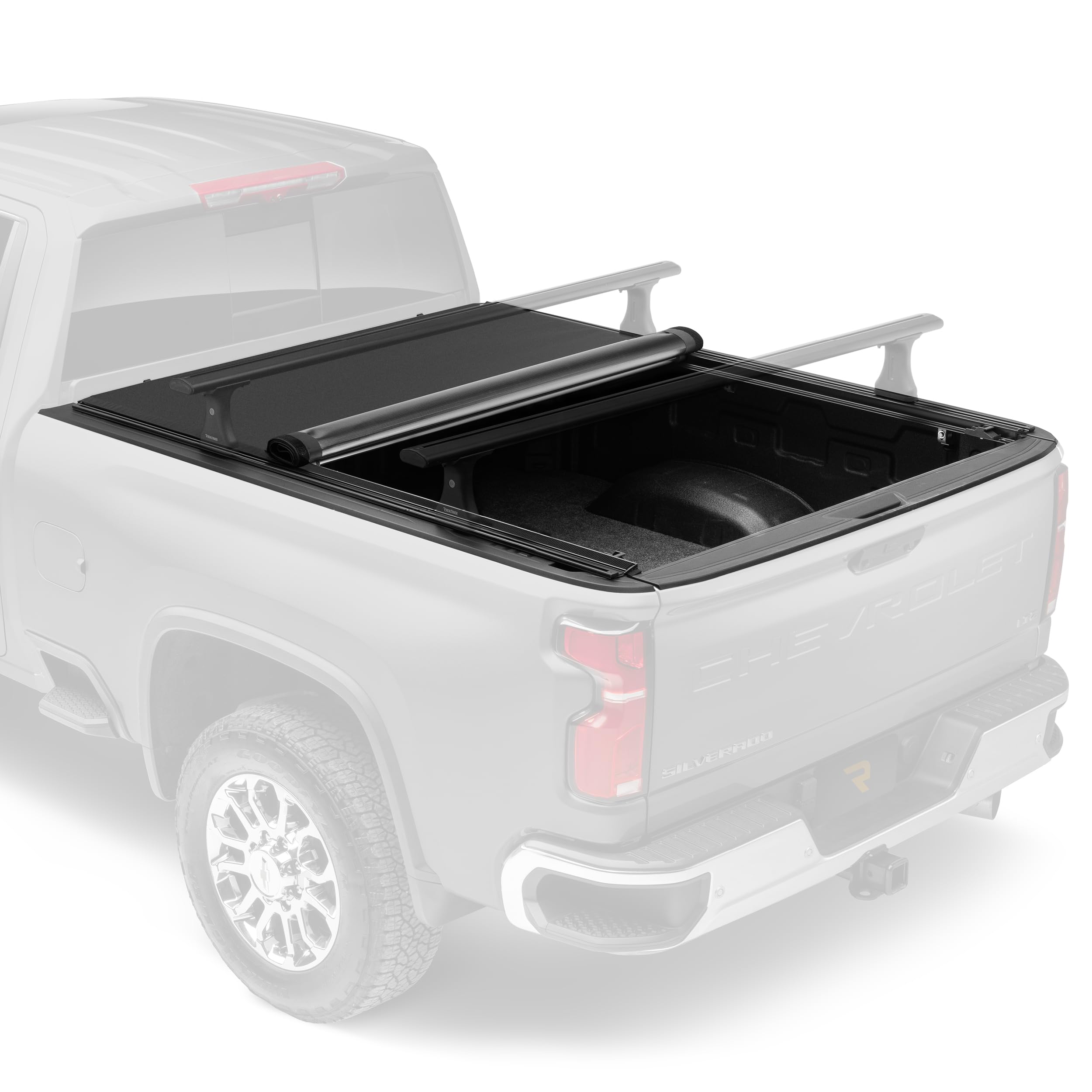 RealTruck TruXedo Pro X15 TS Soft Roll Up Truck Bed Tonneau Cover | 1272416 | Fits 2019-2025 Chevy/GMC Silverado/Sierra 1500 (w/o CarbonPro Bed) 5' 10" Bed (70") Image