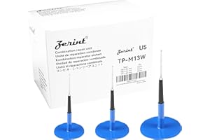 ZERINT TP-M13W Combination Repair Unit Kit, Tire Repair Patch Plug Kit 4 x 35 mm, 6 x 45 mm and 9 x 60 mm Wrapped stem 8 pcs 