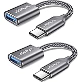 USB C to USB Adapter [2 Pack], JSAUX USB Type C Male to USB 3.0 Female OTG Cable Thunderbolt3 to USB Adapter Compatible with 