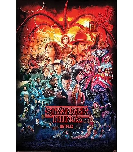 Amazon.com: Netflix Stranger Things - Demogorgon Live Wall Poster