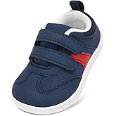 STQ KIDS Toddler Wide Toe Box Barefoot Shoes Boys Girls Sneakers Zero Drop Kid Tennis Running Shoes Lightweight Non-Slip Comfortable Infant First Walking Shoe Outdoor Activities School