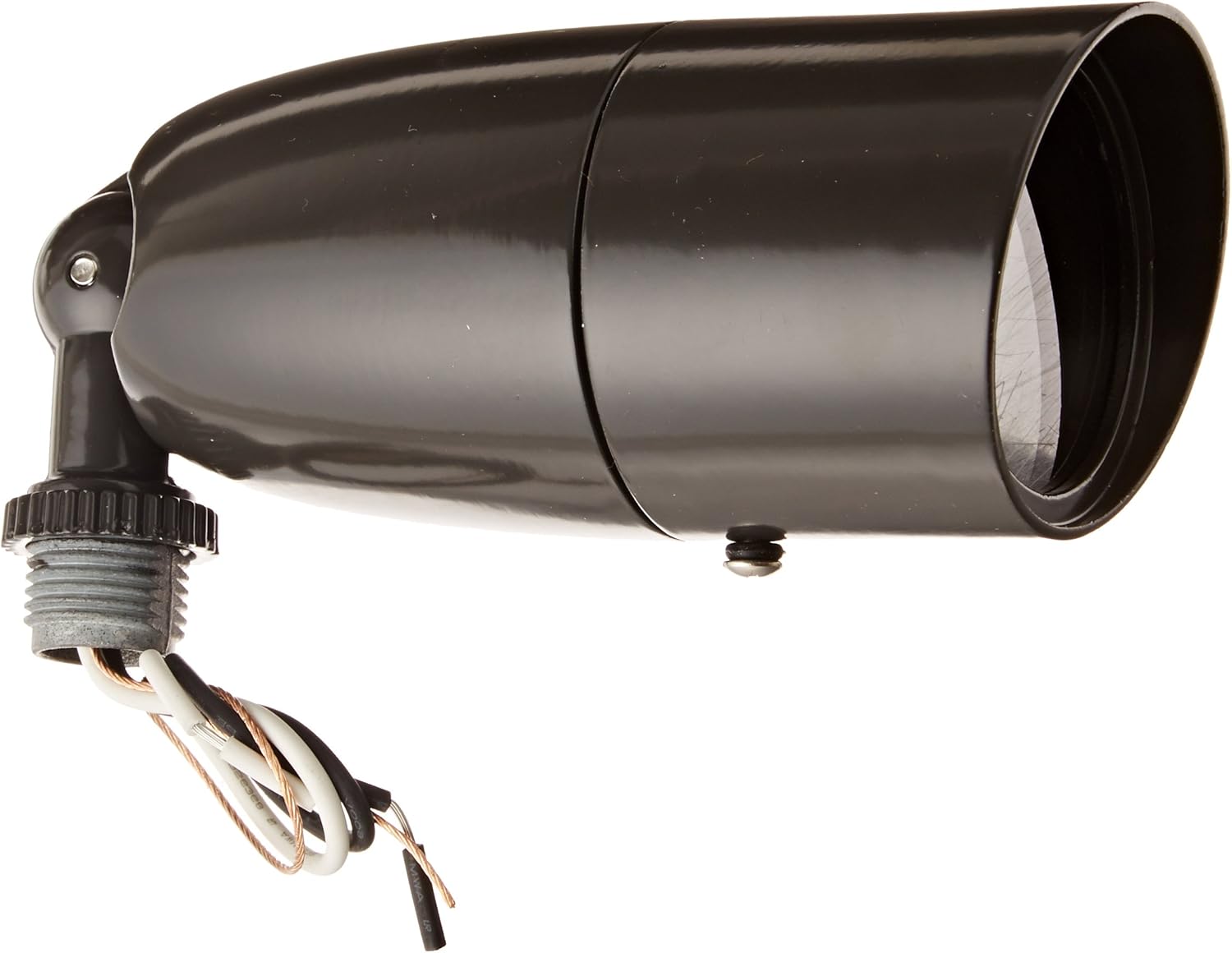 RAB Lighting LFP16A Sleek Floodlight, PAR16 Type, Aluminum, 60W Power, 650 Lumens, 120V, Bronze