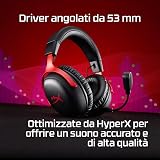 HyperX Cloud III S Wireless Gaming Headset White 2.4GHz Bluetooth 120h view 5