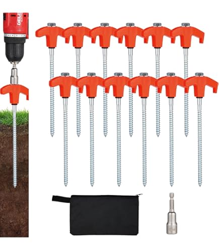 Clam Ice Anchor Drill Adapter Pristis Ice Anchor Tool Kit, Ice