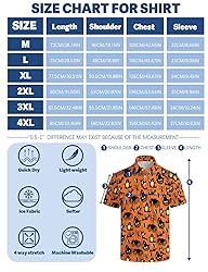 Xdceu Skull Golf Shirts for Men - Halloween
