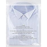 iMailer - 500 Count - 10" x 13" Clear Poly Bags with Suffocation Warning Bags for Prints, Photos, Documents, Clothing, T-Shirt - Resealable Adhesive
