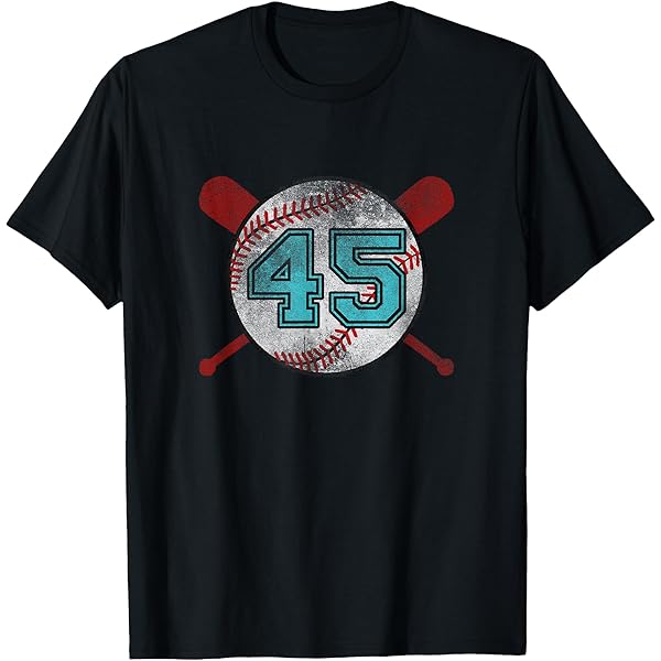 Amazon.com: Distressed Baseball Jersey Number T-Shirt #25